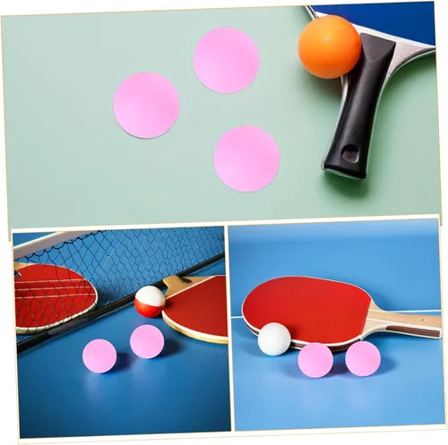 Miniatura 3 de 150 bolas de pingpong rosadas sin costuras para actividades de fiesta, entrenamiento y entretenimiento, pelotas de tenis de mesa de plástico