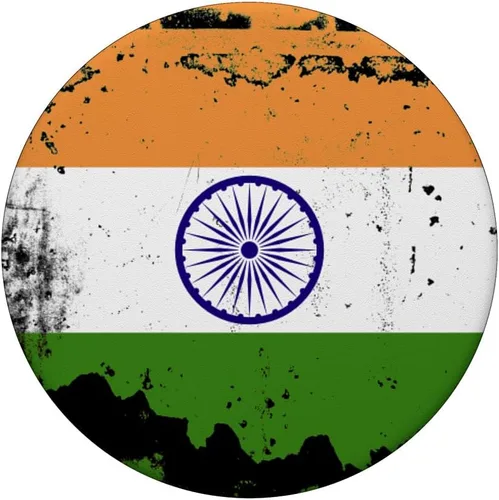 Miniatura 3 de PopGrip intercambiable con la bandera india vintage de la India
