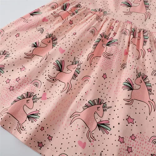 Miniatura 4 de FKKFYY Vestidos casuales de verano para niñas de 2 a 7 años