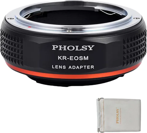 Miniatura 7 de PHOLSY Adaptador de montaje de lente Leica M a EF-M Compatible con Leica M, Zeiss ZM, VM Lens a Canon EF-M (EOS M) Mount Camera Body Leica M a EOS M