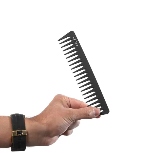 Miniatura 6 de L3 Juego de peine de carbono - Calidad profesional de peluquería y peluquería - Barbería y peluquería