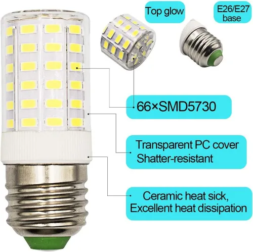 Miniatura 3 de Kei D34l - Bombilla de repuesto para refrigerador Frigidaire AC100-265V 3.5W Nevera 40 W Bombilla E26 Blanco Cálido 3000K 600LM (paquete de 2)