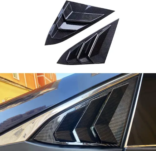Miniatura 9 de Para Honda Civic de 10ª generación 2016-2021 - Rejilla de ventana lateral trasera, cubierta para decoración de rejilla de ventilación de aire