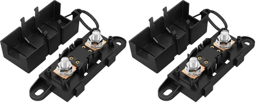Joinfworld MEGA - Portafusibles de coche con fusible de 80 A, portafusibles automotrices con cubierta para automóviles, camiones, vehículos de