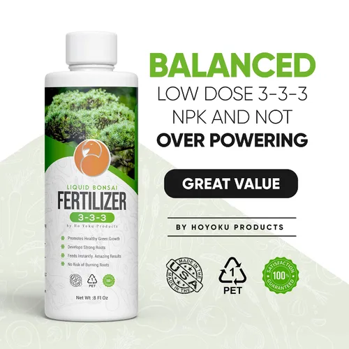 Miniatura 3 de Bonsai Fertilizer by Ho Yoku - Water Soluble and Free of Odor, 3-3-3 Liquid Bonsai Food and Fast Acting for Indoor Plants