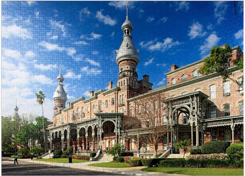 Miniatura 8 de MyPuzzle Tampa Bay Hotel with Henry Plant Museum in Tampa On The Gulf Coast, Florida - Rompecabezas prémium de 100 piezas para adultos