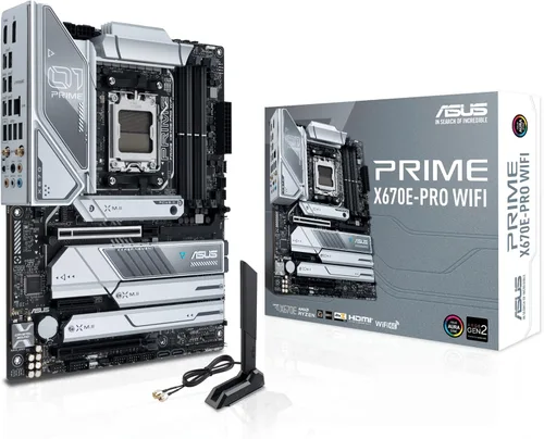 Miniatura 6 de ASUS Prime X670E-PRO WiFi AMD X670 AM5 Ryzen™ Desktop 9000 8000 y 7000 ATX Placa base con PCIe® 5.0, cuatro ranuras M.2, ranuras DDR5, USB 3.2 Gen