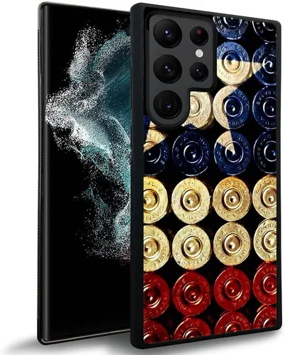 Miniatura 17 de DJSOK Funda para Samsung Galaxy S22 Ultra, diseño de patrón de lujo, a prueba de golpes, resistente, fundas para hombre y mujer, diseño clásico