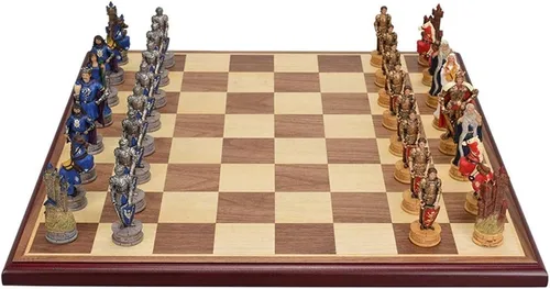 Juego de ajedrez para adultos y niños, juego de ajedrez de madera y personajes, tablero de ajedrez plegable portátil, juego para adultos y niños