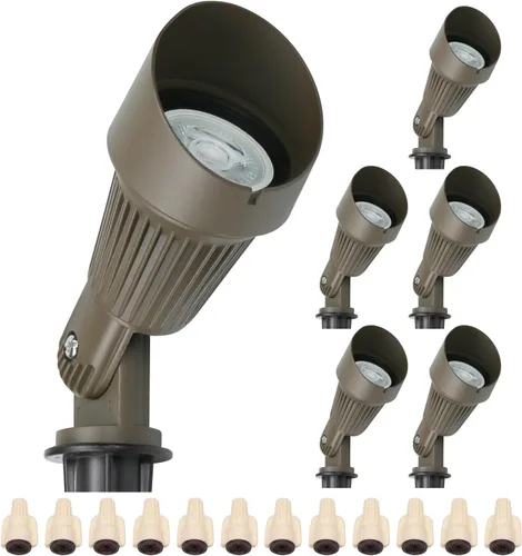 Miniatura 4 de Iluminación de paisaje de 5 W, 12 V, luces de paisaje de bajo voltaje, focos de paisaje blanco cálido, impermeable, bombilla LED reemplazable