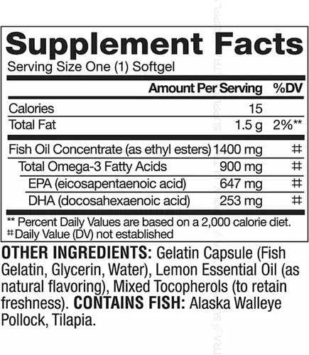 Miniatura 3 de Members Mark Omega 3 - Aceite de pescado (150 unidades) 900 mg - Wild Alaskan, certificado sostenible por MSC, apoya la salud del corazón