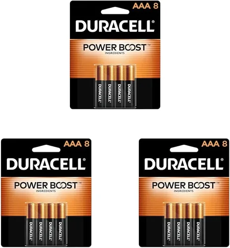 Miniatura 9 de Duracell Coppertop - Pilas AAA con ingredientes Power Boost, paquete de 8 unidades, pilas triple A con energía duradera, batería alcalina AAA