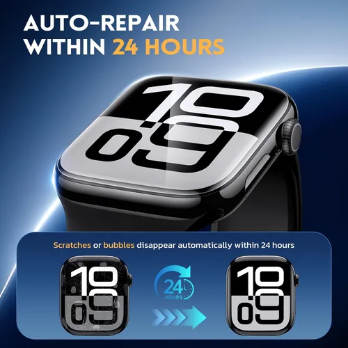 Miniatura 5 de Misxi 6 unidades Protector de pantalla de TPU suave transparente para Apple Watch Series 3 Series 2 Series 1 38mm, Protector de pantalla de alta