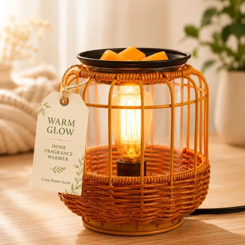 Miniatura 13 de kobodon Calentador de cera de cerámica para derretir – Calentador de cera eléctrico 3 en 1 - Quemador de velas de fragancia para tartas de cera