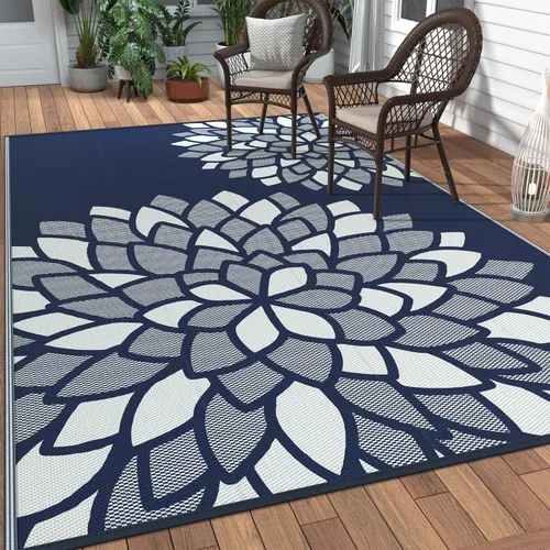 Miniatura 65 de GENIMO - Tapete reversible e impermeable para patios y exteriores, oferta, paja de plástico, para áreas grandes, campamentos, RV, pícnics, terrazas