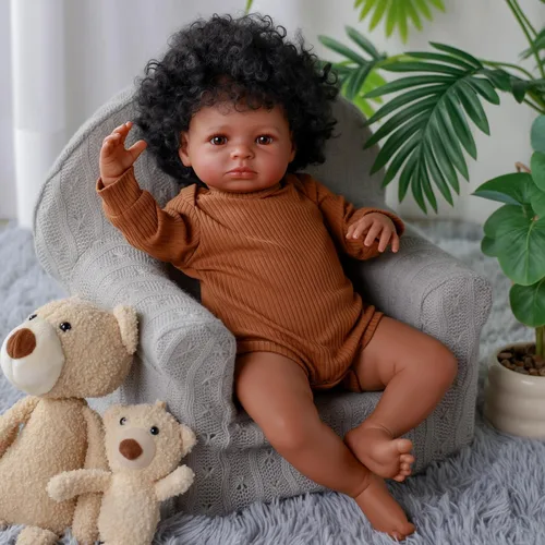 Miniatura 8 de BABESIDE Muñecas realistas de bebé Reborn de 18 pulgadas, cuerpo suave, realista, muñeca de bebé recién nacida, muñecas de bebé de la vida real