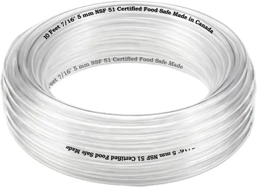 Miniatura 2 de Tubo de vinilo de PVC de 3/16 pulgadas de diámetro interior (0.197 in), 7/16 pulgadas de diámetro exterior (0.433 in), certificado seguro