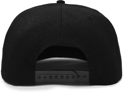 Miniatura 2 de DALIX Gorra de béisbol estructurada con factura plana tamaño ajustable de poliéster M L XL