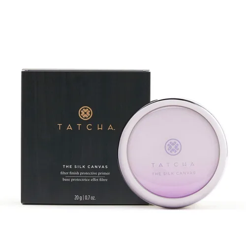Tatcha The Silk Canvas | Imprimación sin poros para maquillaje facial, dura más tiempo y perfecciona instantáneamente la piel, 0.71 oz | 0.7 onzas