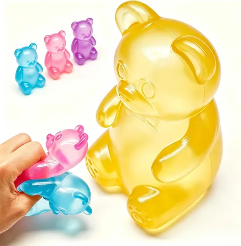 Miniatura 10 de Juguetes para ansiedad, pelotas antiestrés para niños y adultos, cambian de color con el sol, bola de masa de tiro lento, juguetes para ansiedad