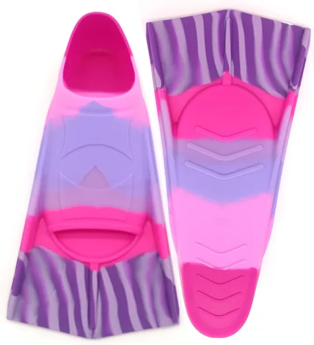 Miniatura 145 de Gugmoy Kids Swim Fins,Comfortable Silicone Flippers for Swimming and Diving,Size Suitable Beginners Kids Girls Boys Adults