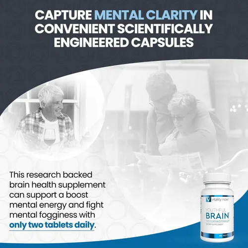 Miniatura 3 de Youthful Brain - Paquete de 4 botellas – Suplemento de apoyo para la memoria y la salud cerebral – Claridad de refuerzo cerebral con Bacopa