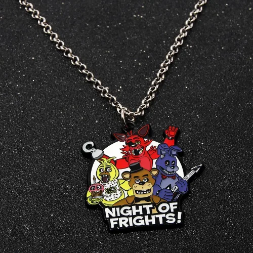 Miniatura 5 de FNAF - Insignia de guardia de seguridad Pin de guardia nocturno de Freddy Fazbear Regalos de disfraz de la FNAF para niños, hombres, mujeres