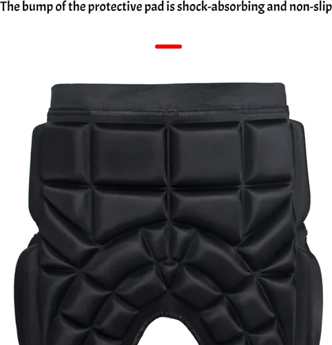 Miniatura 4 de Protección de cadera para niños y adolescentes, almohadillas gruesas de EVA 3D, pantalones cortos acolchados con almohadilla de impacto para esquí