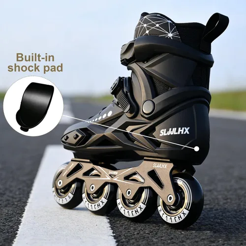 Miniatura 7 de Patines en línea profesionales para hombres y mujeres, patines de fitness para adultos, hombres y mujeres, cómodos y transpirables, con forro