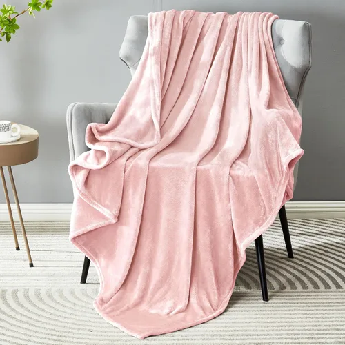 Miniatura 42 de Dreamnine Manta extrasuave, vellón de felpa, silla, sofá, 50 x 60 pulgadas, franela de terciopelo, ligera, mullida, microfelpa, decorativa, cálida