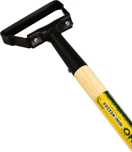 Miniatura 6 de Hula Hoe - Desbrozadora manual de 500 W, herramienta de jardín con estribo oscilante de 16 pulgadas, mango de madera con agarre de goma, cortador