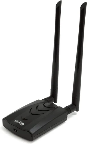 ALFA NETWORK AWUS036AXML 802.11axe WiFi 6E Adaptador USB 3.0 AXE3000, Tri Banda 6 GHz, Velocidad Gigabit de hasta 3Gbps