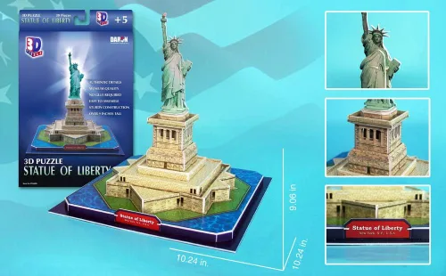 Miniatura 2 de Daron Rompecabezas 3D del módulo lunar (104 piezas)
