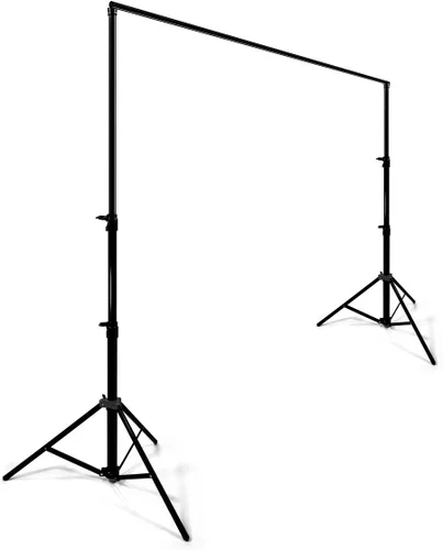 Miniatura 3 de Kaezi CH69G - Kit de iluminación de video para fotografía de fondo de pantalla verde Chromakey de 400 W, 6 x 9 pies, sistema de soporte de fondo