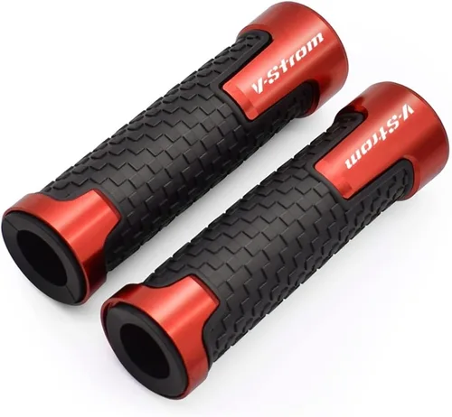 Miniatura 6 de Juego de manillar de motocicleta de 7/8 pulgadas de goma metálica para Suzuki DL650 DL1000 Vstrom V-Strom 650 1000 1050/1050/xt (color: negro)