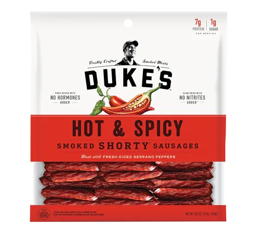 Miniatura 4 de Duke's Salchichas cortas ahumadas Andouille al estilo cajún y picantes