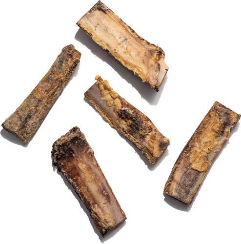 Miniatura 6 de Jack&Pup Huesos de costilla de 6 pulgadas para perros (paquete de 13) – Huesos de carne de res naturales de un solo ingrediente para perros
