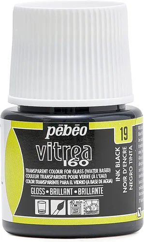 Miniatura 14 de Pebeo Vitrea 160 - Pintura para vidrio brillante, botella de 45 ml - Azul lapislázuli