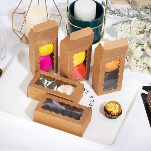 Miniatura 6 de 12 cajas de macarrón prémium de 4.17 x 2.16 x 1.37 pulgadas para 2, contenedores de macarrón, embalaje de macarrón para bodas, fiestas, regalos