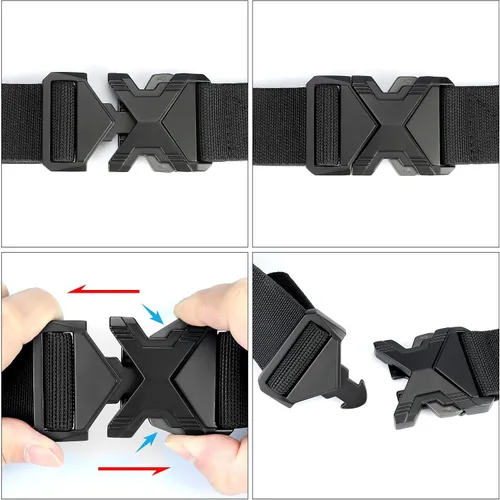 Miniatura 4 de Cinturón táctico para hombre ajustable militar