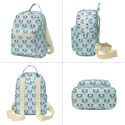 Miniatura 3 de Linda mochila mini de 10 pulgadas para niños y adultos, Panda, 40 ES