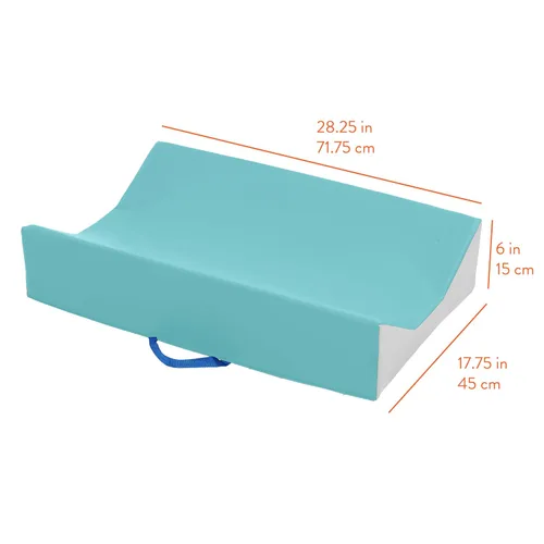 Miniatura 2 de Cambiador portátil contorneado para bebé, esencial para recién nacidos, espuma de mar/gris claro