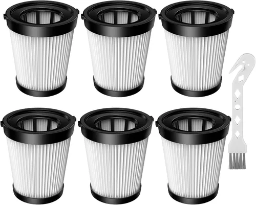 Nequare Vacuum S181 - Paquete de 6 filtros FSV001 compatibles con Fabuletta FSV101, FSV001, Girnoor G160&G165, Afoddon A300, Lubluelu 202, Oraimo
