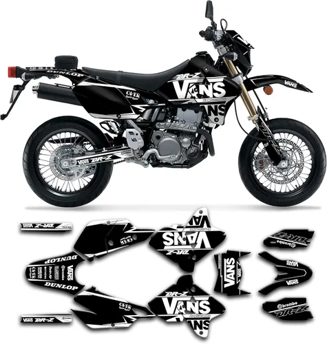 Miniatura 26 de Kit de calcomanías personalizadas para Suzuki DRZ400 E / DRZ400 Enduro / DRZ400E / DR-Z400E / DRZ400 EN 1999-2024, SZDRSE9919003-KO