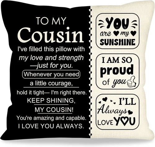 Miniatura 16 de Fundas de almohada decorativas de 18 x 18 pulgadas con ideas de regalos para familiares y amigos, regalos después de una cirugía, regalo