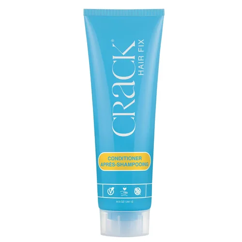 CRACK HAIR FIX - Acondicionador nutritivo e hidratante para desenredar, domar y mejorar la resistencia de tu cabello (10 onzas / 10.0 fl oz)