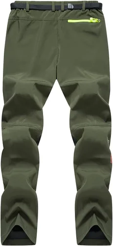 Miniatura 2 de CARWORNIC Pantalones de senderismo ligeros para hombre, de secado rápido, impermeables, con bolsillos con cremallera