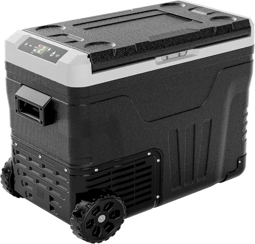 Miniatura 12 de EUHOMY Refrigerador de 12 voltios, enfriador eléctrico de doble zona de 35 cuartos (33 litros), congelador portátil de 12 V/24 V CC 110-240 V CA