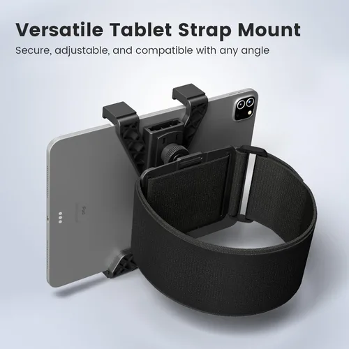 Miniatura 6 de OHLPRO Pilot Kneeboard para iPad y tabletas de 7 a 11 pulgadas, paquete de 2 correas elásticas mejoradas para un ajuste seguro en el muslo, ángulos