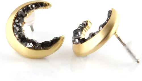 Miniatura 2 de LAONATO Aretes de luna creciente